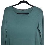 Hemline Ritva Falla Tunic Dress Ruffle Lagenlook Knit Green Women’s XS Photo 2
