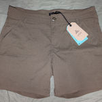 prAna NWT  7" Olivia Hiking Shorts W14 Khaki Photo 0