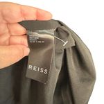 Reiss  Bianca Black Velvet Long Sleeve Mini Dress Photo 9