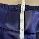 Lane Bryant  Satin High Rise Pull On Wide Leg Pant Navy Womens plus size 24 Photo 6