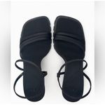 ZARA Black Strappy track High Heel Sandals Lug Sole Leather Size 41 NWOB Photo 7