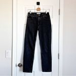 Abercrombie & Fitch The Mom High Rise Curve Love Jeans in Black Size 25/0 Long Photo 8