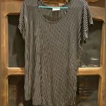 Star Vixen Black and White Striped Top Size L Photo 0