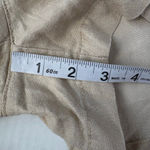 Ny&co NWT NY&C Soho Linen blend gold shimmer paper bag shorts size small Photo 12