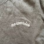 Garage Grey/Army Green Sweater Photo 2