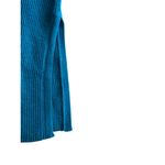 J. Jill Petite Teal Ribbed Sweater Dress Side Slit Wool Blend Office Casual Sz S Green Photo 6