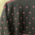 Vintage Dale of Norway Salt Lake City Olympics 2002 Full Zip Wool Sweater Medium Black Photo 3