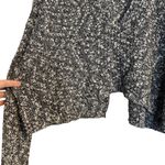 EXPRESS 90s Y2K Oversized V Neck Womens Sweater Black White Indie Fashion Size L Photo 1