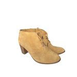 Toms  Women's 12 Lunata Wheat Suede Lace-Up Ankle Booties Block Heel Photo 12