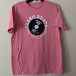 Old Navy Women’s vinyl record fresh beats pink T-shirt short sleeve medium Photo 0