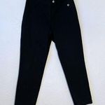 J. McLaughlin  Womens Cotton Textured Slim Pants Womens SZ 4 Black slacks trousers Photo 0