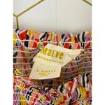 Maeve  by Anthropologie Pink Smocked Wide Strap Tank Top - Size - XS Photo 5