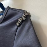 ZARA  | Elegant Gray Rhinestone Top Small Photo 1