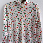 Vintage Eagles‎ Eye Turtleneck Top Womens M/L Campbells Tomato Novelty Teacher White Size M Photo 0
