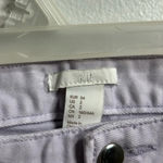 H&M Women Lilac Cut Off Jean Shorts Size 2. Photo 2
