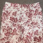 Gucci Romantic Cerise Herbarium Flora Linen Straight Leg Trouser Pant 42 (28/8) Photo 3