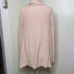 Adam Levine  Open Front Waterfall Cardigan Sweater Size XS Light Pink Chunky Knit Photo 2