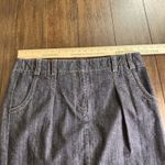 Ann Taylor  Loft Women's Dark Wash Blue Denim Wide Hem Skirt Size 14 NEW! Photo 2