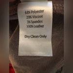 Ecru  Brown Suede Short Sleeve Shirt Photo 7