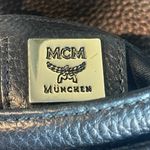 MCM 2- Way Grained Cowhide Leather Bag - Black - Preowned Photo 5