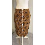 100% Silk Skirt w/ Pockets by Mooiloop sz 38|8 Blue Photo 4