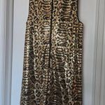 Sequin Mini Dress Gold Size L Photo 6