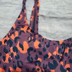 Cheetah Print Bikini Top Purple Size M Photo 1
