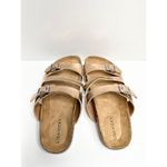 Lisa Vicky‎ Sandals Womens Size 6 Rose Gold Slip On Slides Photo 3