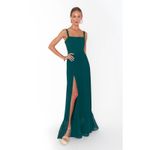 Show Me Your Mumu  Clarissa Corset Dress in Emerald Chiffon XL Photo 1