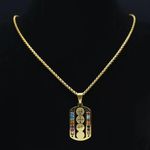 Crystal Stainless Steel Pendant Necklace Photo 1