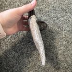 Thirty One Neutral Colors Sunglasses Wristlet Pouch Purse Pebbled Print Photo 3