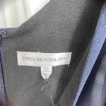 Dress the Population Semi Formal Dress Long Blue Sexy Plunge Neckline XXL New Photo 9