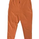 Banana Republic Satin-Like Tapered Pants Burnt Orange Size S Polyester Spandex Photo 0