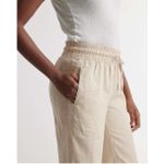 Quince  100% European Linen Wide Leg Pants Medium Tan Flax Pull On Photo 4