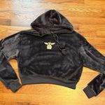 Star Wars  Juniors Medium Gray Fuzzy Baby Yoda Hoodie Cosplay Emo Kidcore Cartoon Photo 0