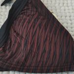 Swim Systems Collection Black Maroon Bikini Top Swimsuit Size Small NWT #4102 Red Photo 3