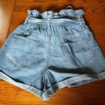 Cotton On Paper Bag Waist Denim Shorts Photo 3