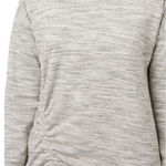 Reebok  Women's Grey/ Black Side Cinch Crewneck Sweatshirt Size Medium Photo 0