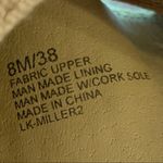 Lucky Brand Miller Tan Cross Strap Sandal Wedges Size 8 Photo 7