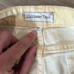 Coldwater Creek  petite 6 bootcut yellow jeans Photo 2