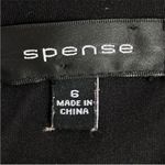 Spense Striped Skater Dress Textured Knit Fit And Flare Green Black 6 Black Photo 9