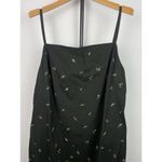 Brooks Brothers 346 Black Floral Colorful Embroidered Shift Dress Size 14 Photo 1