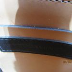 Rebecca Minkoff  Leather Midnighter Messenger Crossbody Tan Blue Trim Boho Bag Photo 10