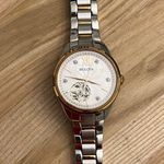 Bulova  Diamond Rare Ladies Automatic Watch Sutton Two-Tone Rose-Gold Bracelet Photo 6