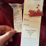 PORTIA AND SCARLETT Red Glitter Feather Gown Dress with Train PS21228 Size Size 0 Photo 12