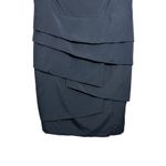 Forever 21  Womens Sz S Strapless Dress Dark Blue Short Tiered Bodycon Party Photo 4