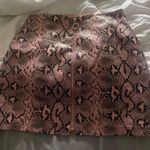 Leather Snakeskin Skirt Photo 0