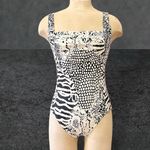 Calvin Klein Swimsuit Snakeskin Animal Print One Piece 8 Photo 1