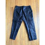 RED Valentino Made in Italy Black Linen Crop Pants Size 44/ 8 US Photo 5