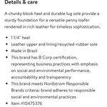 Reformation  Agathea Chunky Loafer Black & White Patent Upper Lugg Sole Sz 7.5 Photo 3